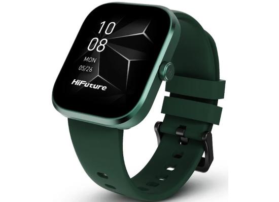 HiFuture LUME Pro Smartwatch 1.85-inch AMOLED Display, Dual-Core Processor, 100+ Sports Modes, Built-in Wireless Calling, 24/7 Health Monitoring (Heart Rate, SpO2, Sleep), Ultra-Light Weight Sleek Design, Dark Green